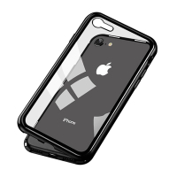 iPhone8 7 手機保護殼金屬防窺全包磁吸雙面玻璃保護殼款 7 8PLUS手機殼