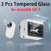 Tempered Glass for Insta360 GO 3 Lens Glass Protective Film High Definition Tempered Film Action Camera for Insta360 Accessories