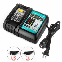 DC18RC For Makita 18V Drill Battery Charger 3A Li-ion Charger for Makita 14.4V 18V LXT BL1815 BL1860 BL1430 BL1450