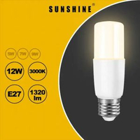 LED燈膽(棒燈) - 12W / E27大螺頭 / 黃光3000K #LED燈泡 #LED棒膽 (LPINB-12E27W)