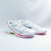 MIZUNO 71GA244305 WAVE CLAW 3 男女 羽球鞋 3E寬楦 白x紅【iSport愛運動】