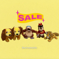 SALE ตุ๊กตาสัตว์ต่างๆ จากดิสนีย์ Disney | Lady and the Tramp / The Jungle Book/ Dumbo/ Oliver & Comp