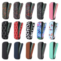 Colorful High Quality Leather Case with Door Cover For IQOS ILUMA Full Protection Case Side Cover