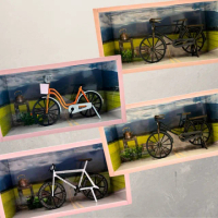 【上芳香業】金紙 紙紮用品 腳踏車 淑女車 復古 鐵馬(紙紮交通工具 封條 頭七 百日 法會 棺內)
