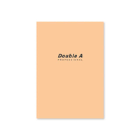 สมุดปกอ่อน B5 70g. 26แผ่น ส้ม Double A Professional