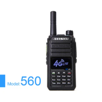 Anysecu HD560 4G LTE Public Network Walkie Talkie GPS Radio Linux System Only Work with Real PTT Platform