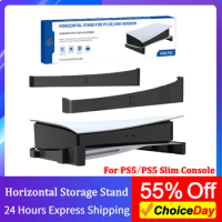 For PS5 Console Holder Horizontal Bracket Stand for PS5 Slim Base Stand for Playstation 5 Disc &amp; Digital Editions Accessories