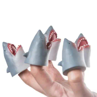 Finger Puppets For Kids 5pcs Storytelling Animal Puppets Shark Toys Interactive Play Puppets Toys With Stretchable Fun For
