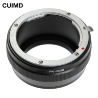 PK-EOSM Adapter Ring for Pentax PK K Mount Lens to Canon EOS EF-M M2 M3 M6 M10 M50 M100