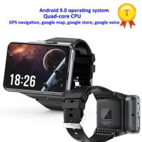 2.88 inch 4G Smart Watch Android 9 64gb Bluebooth Smartwatch 13MP Camera 480*640 Resolution GPS WiFi watch for Men pk dm100 dm99