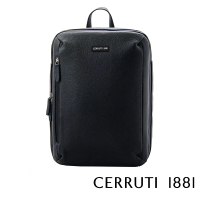 【Cerruti 1881】義大利頂級小牛皮後背包 CEZA05934M(深藍色)