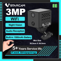 Vstarcam CB71 3MP Mini Wifi Camera 1500mAh Rechargeable Battery DV IP Camera Low power consumption PIR Human Body Detect Alarm