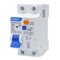 CHNT DPN 1P+N 30mA RCBO NXBLE-63Y Residual Current Operated Circuit Breaker Over Current Leakage Protection 6 10 16 20 25 40 63A