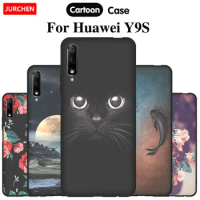 JURCHEN Phone Case For Huawei Y9S Silicone Case Soft Cartoon Cute Back Cover For Hawei Hauwei Y9s 2019 Case Cover 6.59 inch