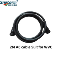 2M 3PinsX4mm Cable-M25 male to male 2 meters Power Cord suit for WVC 600/700W/1600W/2800W Micro on gird solar Inverter