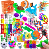 10-100pcs/set Random Fidget Toys Mys-tery Gifts Pack Surprise Bag Fidget Set Antistress Various Relief Toys for Kids Top Selling