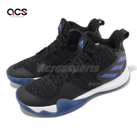 adidas 籃球鞋 Explosive Flash 男鞋 黑 藍 緩震 運動鞋 基本款 高筒 愛迪達 B43615