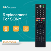 RMF-TX310U Voice Microphone Replacement Remote Control for Sony Bravia TV XBR-65X800G XBR-43X800G XBR-65X900F XBR-85X850F XBR-75