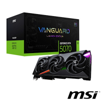 MSI微星 GeForce RTX 5070 12G VANGUARD SOC LAUNCH EDITION顯示卡
