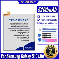 HSABAT EB-BA907ABY 5200mAh Battery for Samsung Galaxy S10 Lite S10Lite Batteries