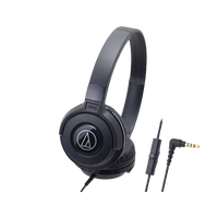 鐵三角 ATH-S100is 黑色 耳罩式 兒童耳機 大人 皆適用 有麥克風版 IOS/安卓適用 | 金曲音響