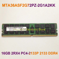 1PCS For MT RAM 16G 16GB 2RX4 PC4-2133P 2133 DDR4 Memory MTA36ASF2G72PZ-2G1A2KK