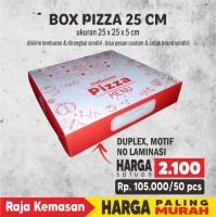 PROMO - BOX PIZZA, DUS PIZZA, KARDUS PIZZA, PIZZA BOX UKURAN 25CM