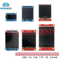 TFT Display 0.96/1.3/1.44/1.77/1.8/2.4/2.8 inch IPS 7P SPI HD 65K TFT Full Color LCD Module ST7735 Drive IC 80*160 For Arduino