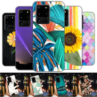 Silicone Case For Samsung Galaxy S20 Ultra 5G 4G 6.9" Cute TPU Cover Phone Case For Samsung S20 Ultra Back Cover Fundas Bags