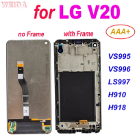 5.7" For LG V20 LCD Display VS995 VS996 LS997 H910 H918 Touch Screen Digitizer With Frame Assembly for LG V20 LCD Replacement