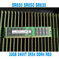 1PCS 1/pcs For IBM 32G 32GB 2400T 2RX4 DDR4 REG Server Memory SR650 SR850 SR630