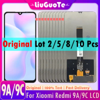 2/5/8/10Pcs Original LCD For Xiaomi Redmi 9A LCD Touch Screen For Redmi 9C LCD M2006C3MG Display M2006C3LI M2006C3LG Replacement