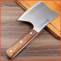 (New) Heavy Duty Chopping Knife - Kitchen Bone Chopper & Meat Cleaver Axe for Cutting Meat & Bones |