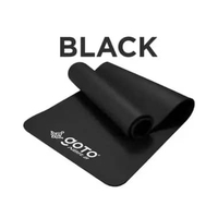 Goto NBR Yoga Mat 8mm Matras Olahraga Alas Senam Gym Tebal Anti Slip Black