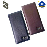 Dompet pria kulit sintetis premium dompet panjang LV5 free box Kartu Uang