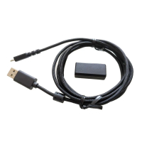 Cáp sạc USB, Bện màu đen, Dây chuột, cho Chuột chơi game không dây G502 Lightspeed, Bộ Chuyển Đổi US