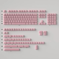 Pink Marble Keycaps for Mechanical Keyboard 160 Keys PBT Double Shot SA Height Ttranslucent GK61 Anne Pro 2