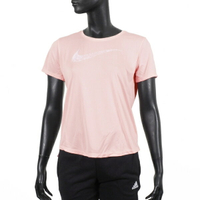 Nike AS W NK Swoosh Run SS Top [DM7778-610] 女 短袖 上衣 T恤 慢跑 粉