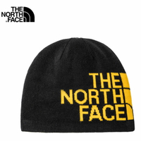 美國[The North Face] REVERSIBLE TNF BANNER BEANIE/經典LOGO雙面針織毛帽《長毛象休閒旅遊名店》