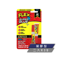 ( FLEX SEAL )美國 FLEX SUPER GLUE 強力瞬間膠（每條 3g / 二入組）