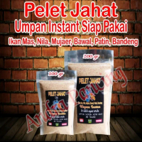 Pelet Jahat Umpan Instan Siap Pakai 200gr Ikan Mas Nila Mujaer Bawal Patin Bandeng