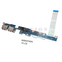 DPK54 LS-F841P For HP TPN-C133 Pavilion Gaming 15-CX Series USB board Adapter interface with Cable
