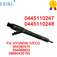 0445110247 0445110248 Fuel Injector Injection Nozzle Assy 0986435163 for Fiat DUCATO IVECO MASSIF DAILY 2998cc 3.0 D HPI 3.0L