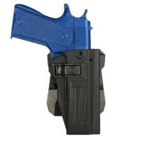 TEGE Quick Release Gun Holster Polymer Pistol Holster Colt 1911 Holster with Paddle Attachment Fast Draw for Colt 1911 .45