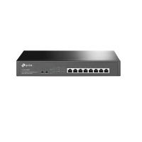 TP-LINK 8埠 Gigabit 桌上型機架式交換器(含8埠PoE+) TL-SG1008MP(UN)