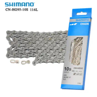 Shimano DEORE XT CN- HG95 MTB Chain 10 Speed 116 Link Mountain Road Bike Chain For XTR XT SLX Deore HG95 Bicycle Cycling Parts