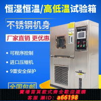 【台灣公司 可開發票】高低溫試驗箱可程式恒溫恒濕試驗箱濕熱交變模擬環境老化檢測箱