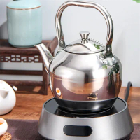 1.2L/1.5L/2L/3L/4L Tea Kettle With Strainer Tea Infuser Stainless Steel Teapot Fit Induction/Infrared/Electric Cooker Tea Kettle