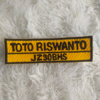 PAPAN NAMA RAPI BORDIR, NAMA BORDIR CUSTOM