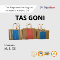 Tas Anyaman Goni Jumbo / Kecil - Goodie Bag Sovenir Syukuran Hampers / Tas Belanja Pasar